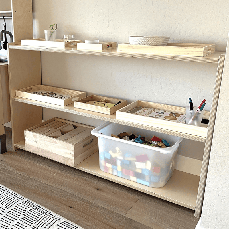 RAD Children's Furniture Montessori Shelf 3-tier