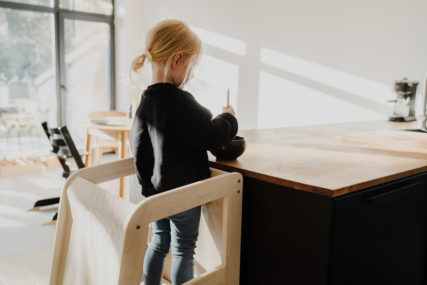 Montessori Wooden Learning Tower - The Nurturing Nook