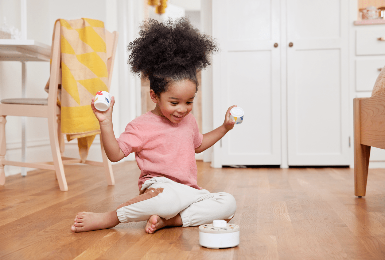 Montessori wooden music set for toddlers - The Nurturing Nook