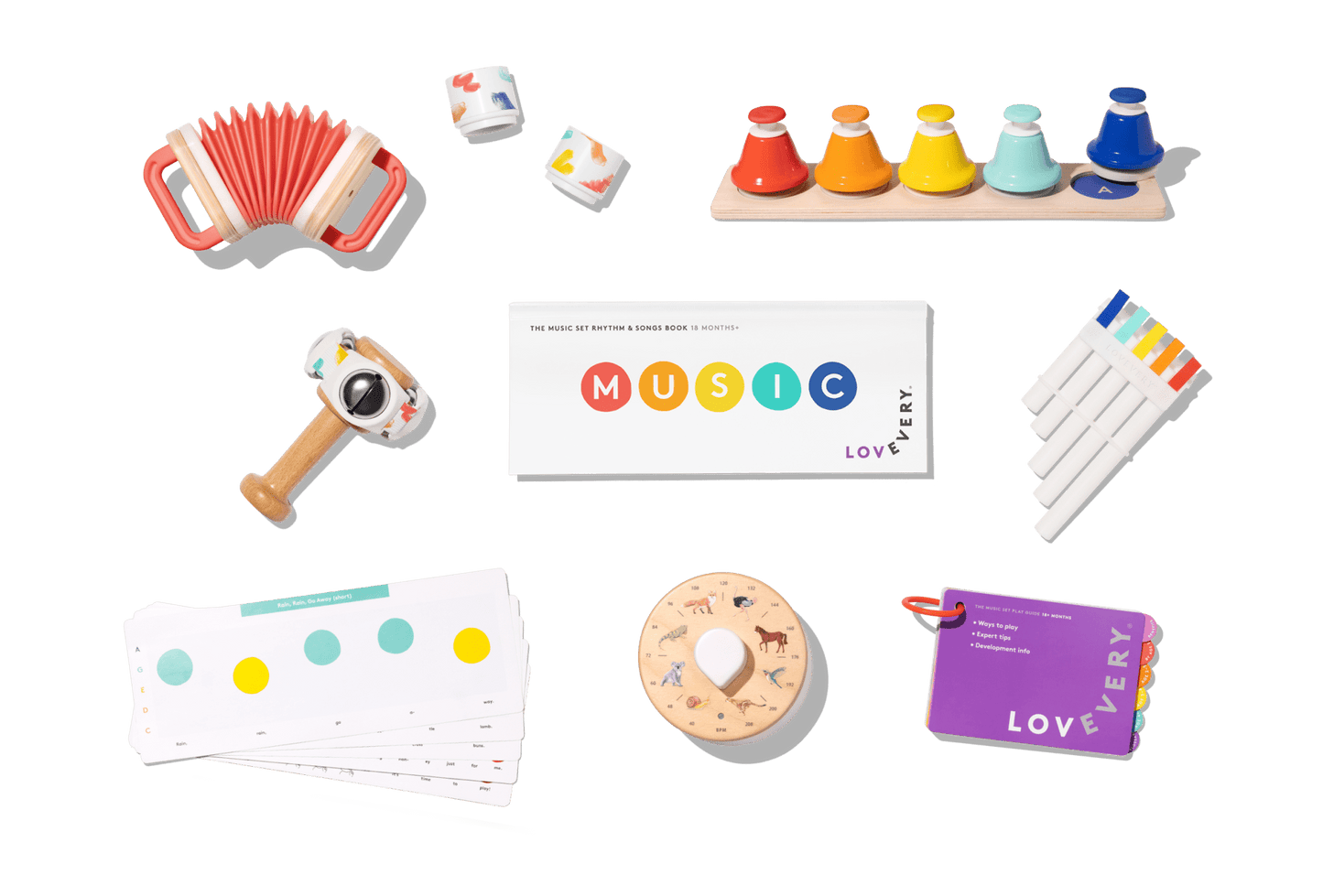Montessori wooden music set for toddlers - The Nurturing Nook