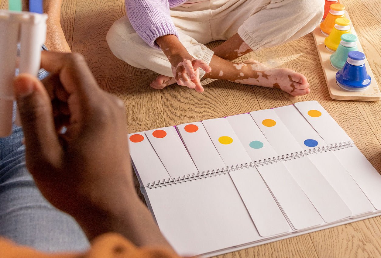 Montessori wooden music set for toddlers - The Nurturing Nook