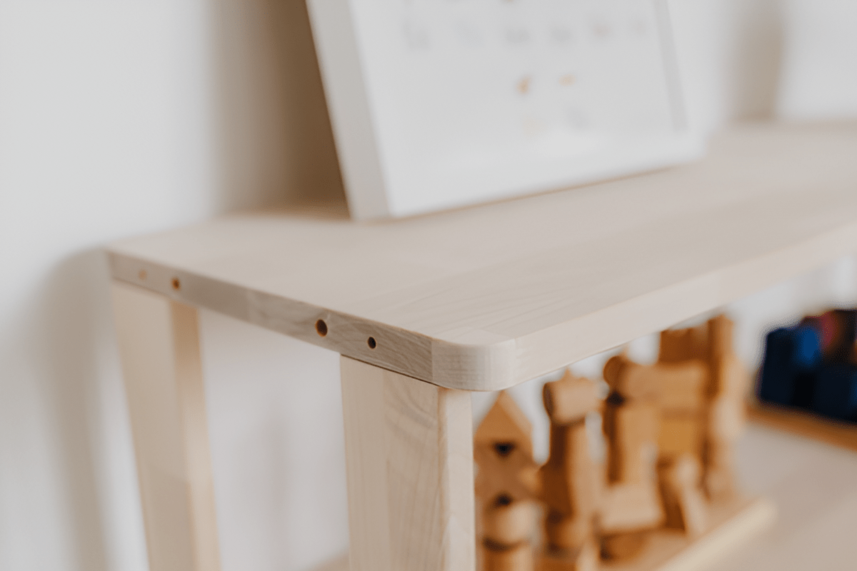 Montessori Wooden Shelf Organizer for Kids - MADI - The Nurturing Nook