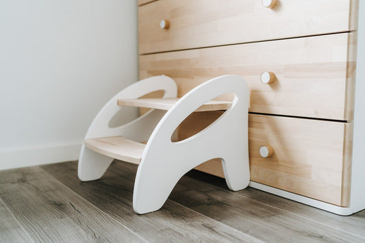 Montessori Wooden Step Stool - The Nurturing Nook