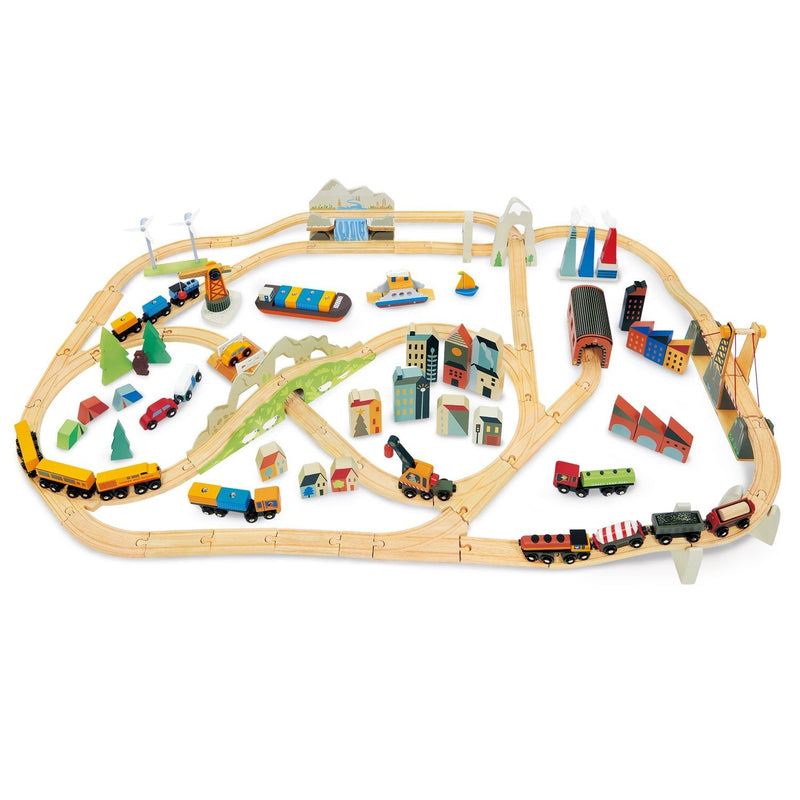 Tender Leaf mountain view train pretend playset for kids