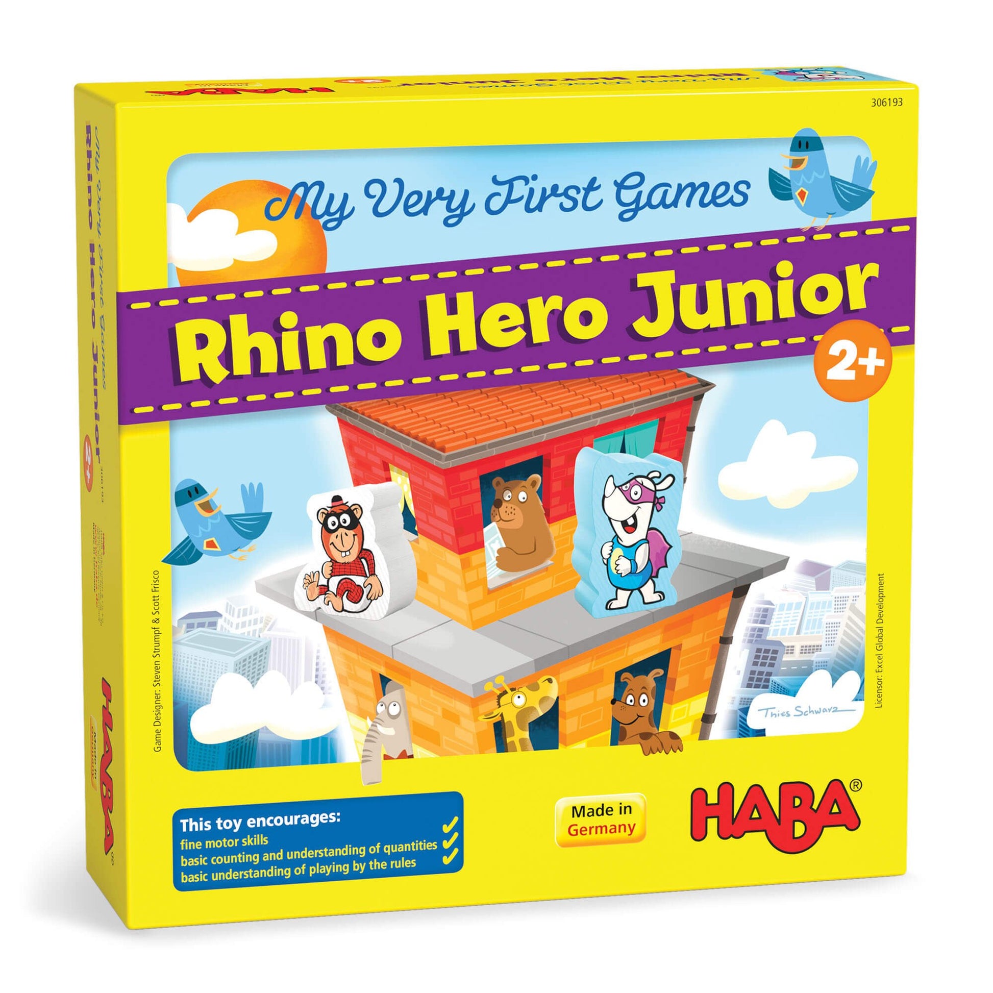 My Very First Games - Rhino Hero Junior - The Nurturing Nook