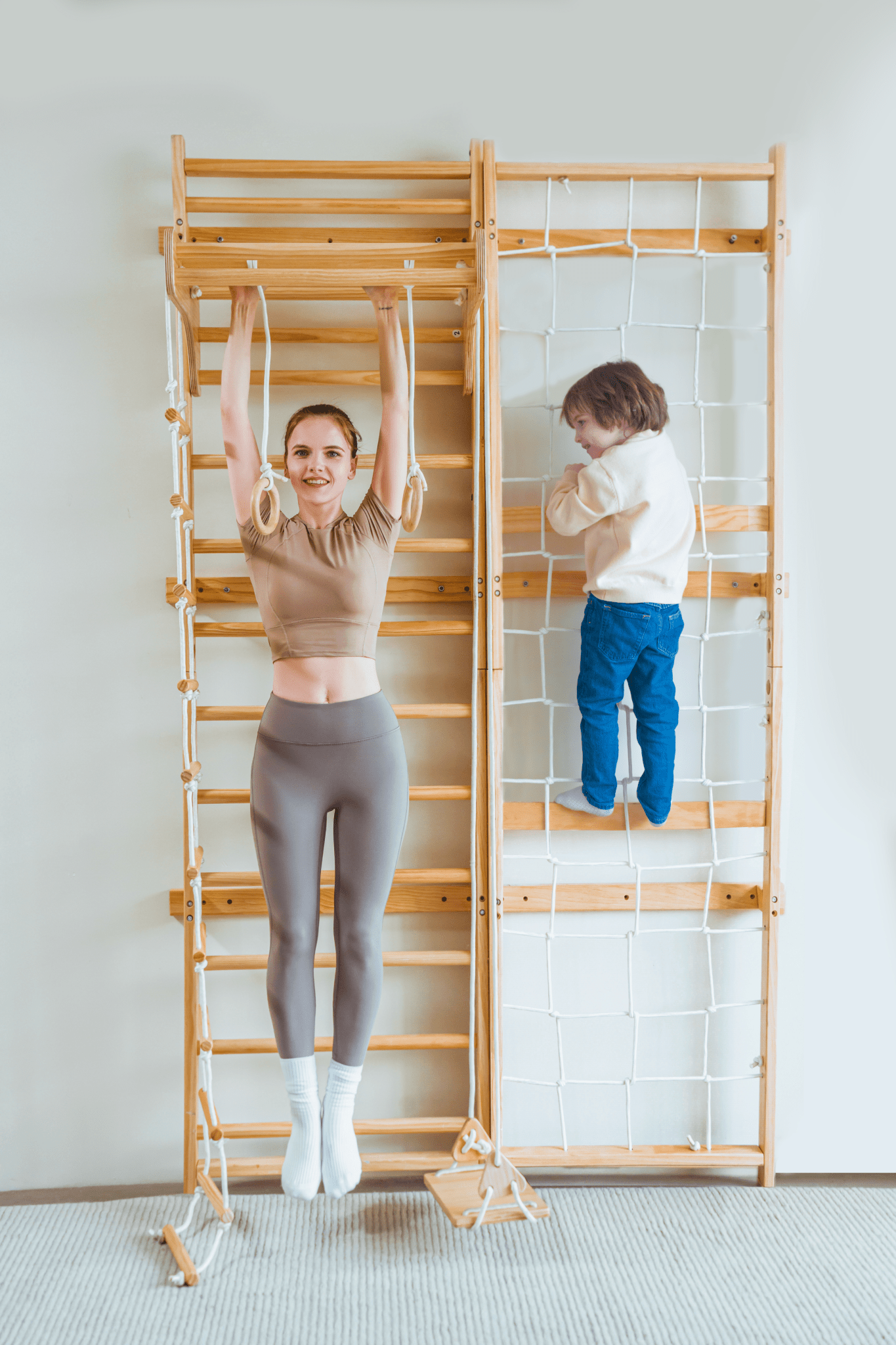 Neem Swedish Wall Ladder and Climber - The Nurturing Nook