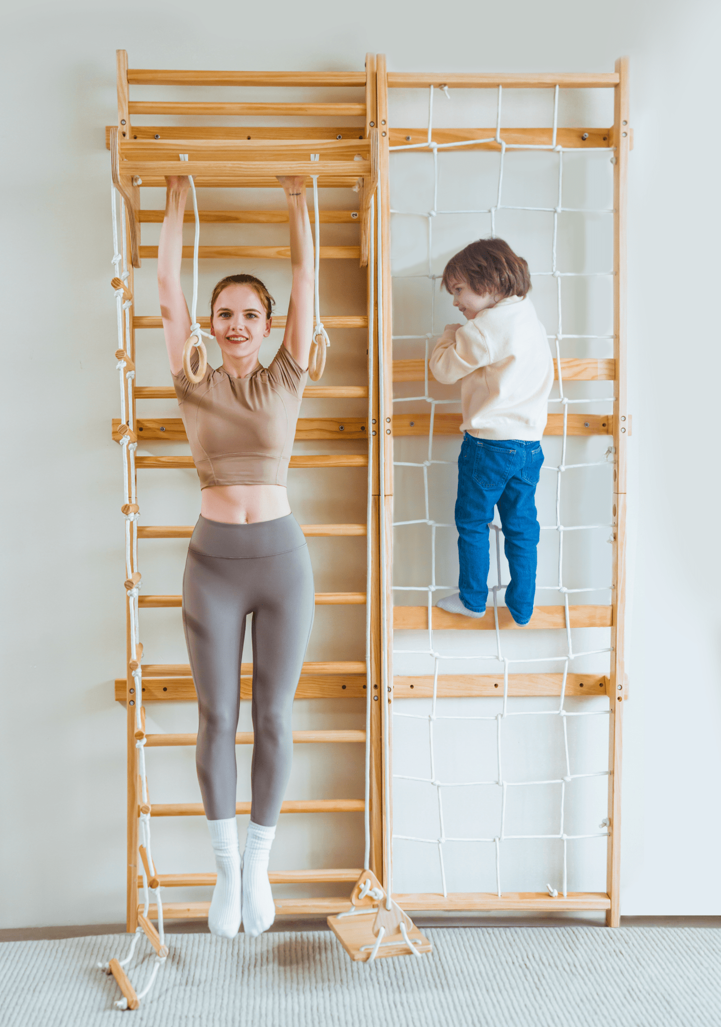 Neem Swedish Wall Ladder and Climber - The Nurturing Nook