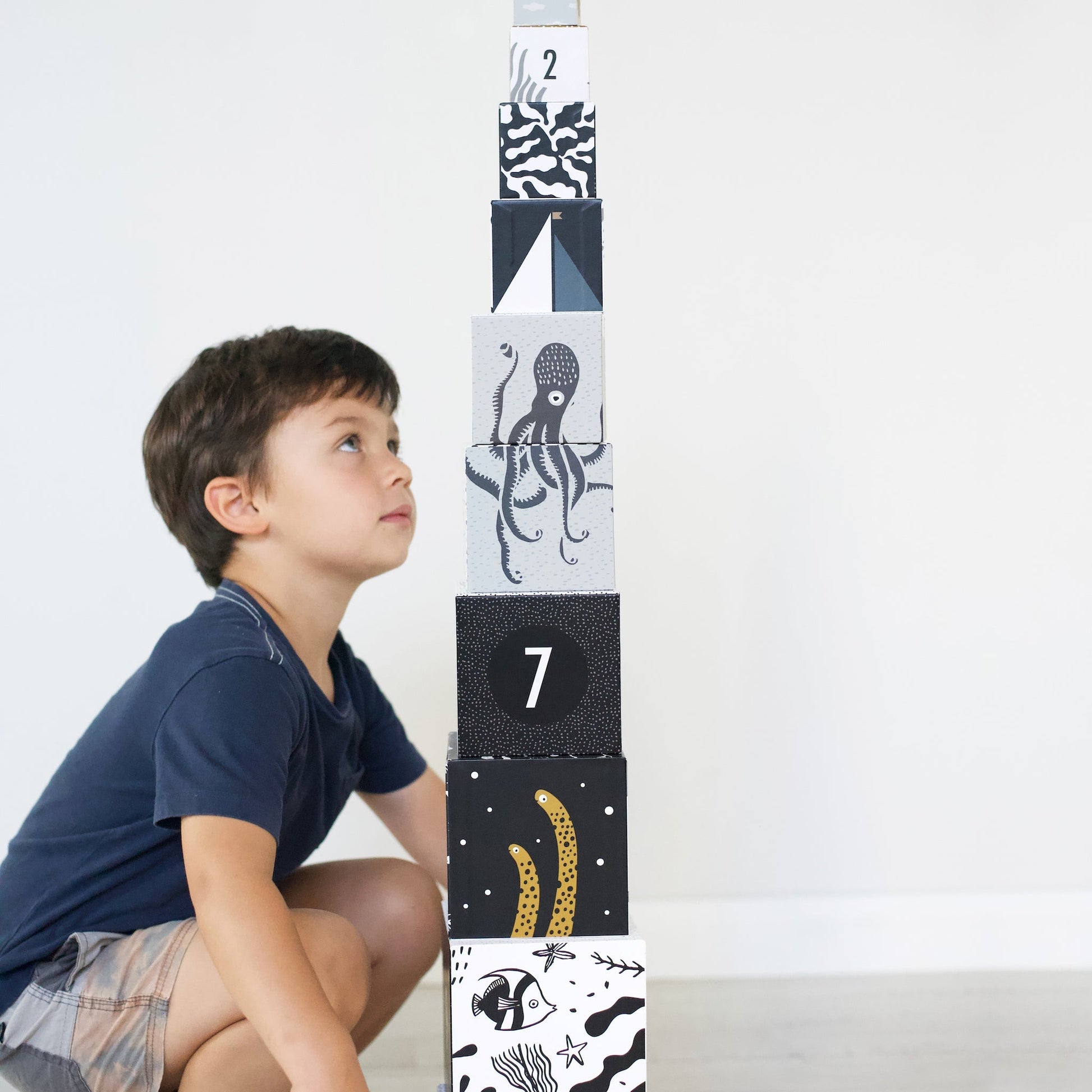 Nesting Blocks - Ocean Animals - The Nurturing Nook