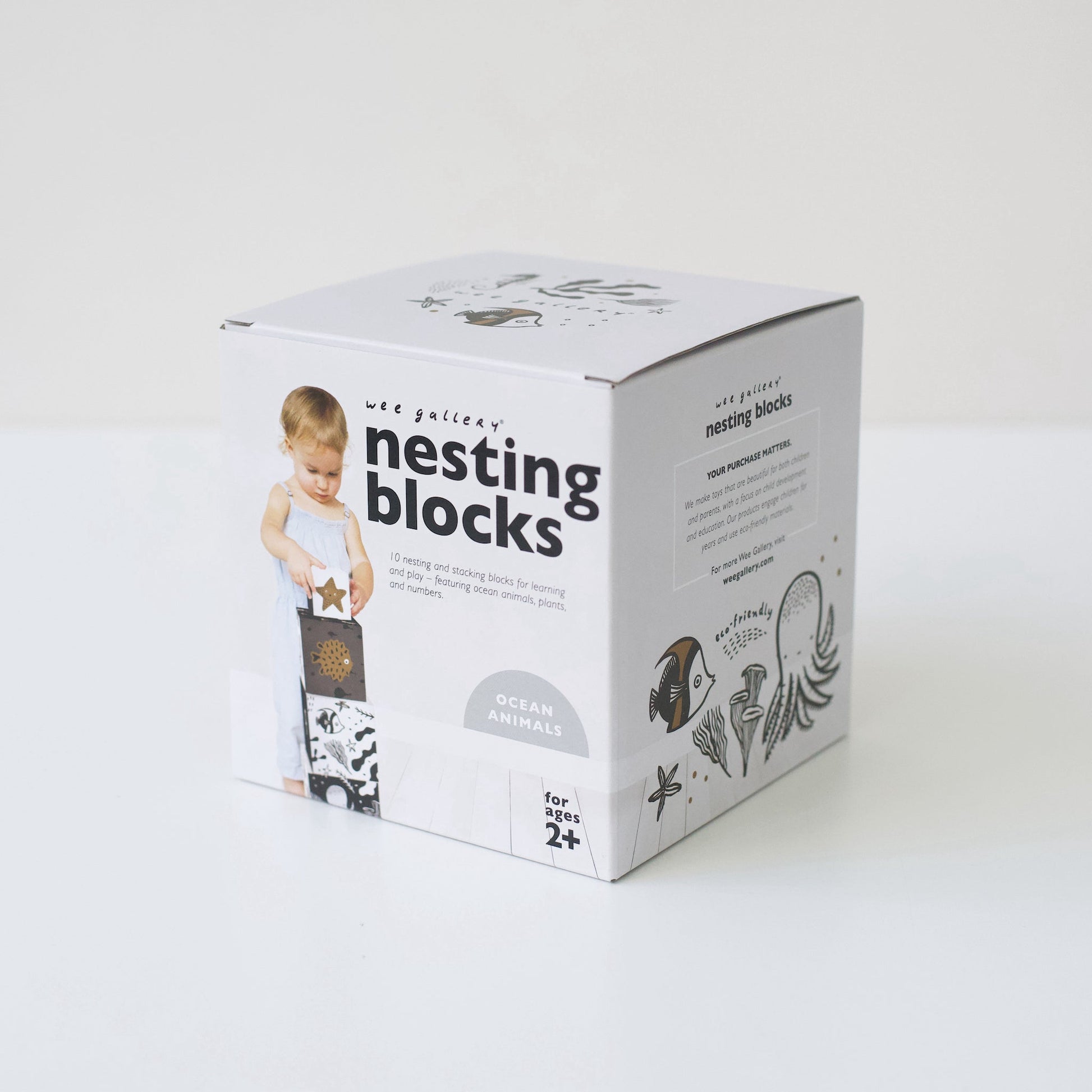 Nesting Blocks - Ocean Animals - The Nurturing Nook