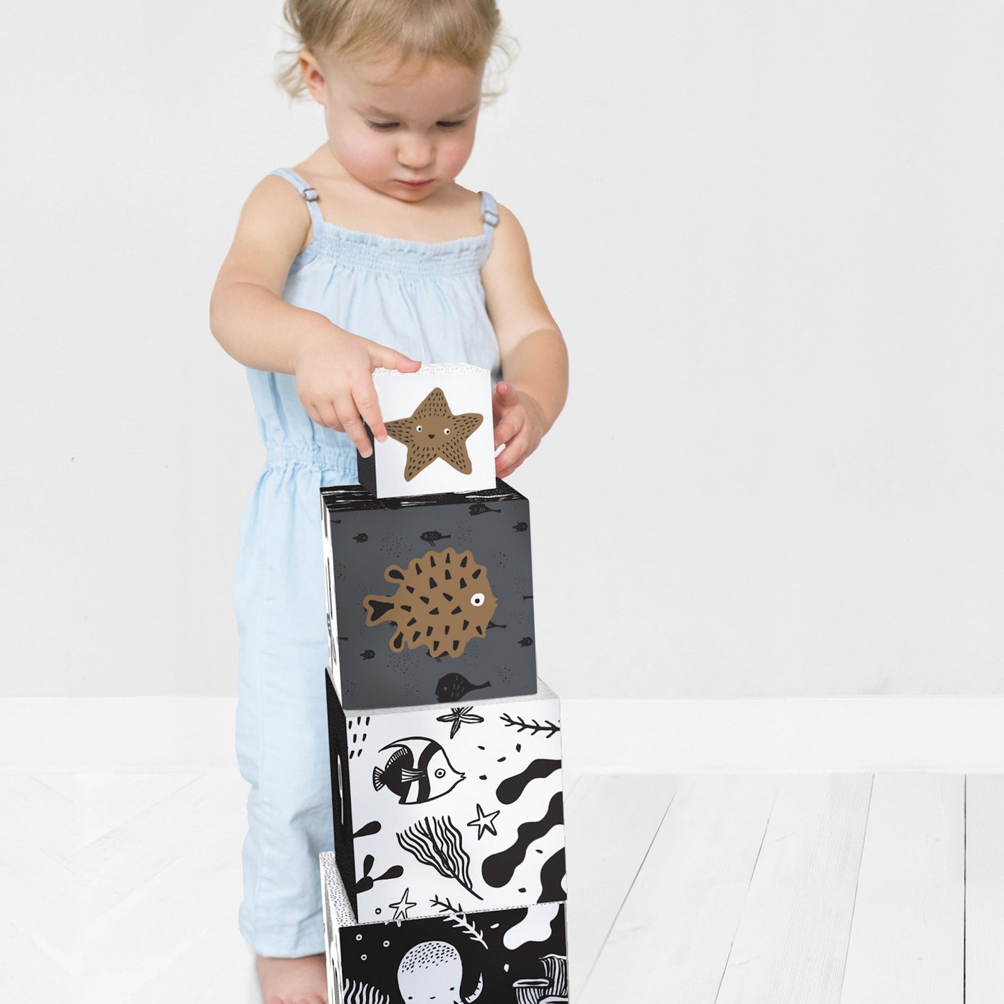 Nesting Blocks - Ocean Animals - The Nurturing Nook