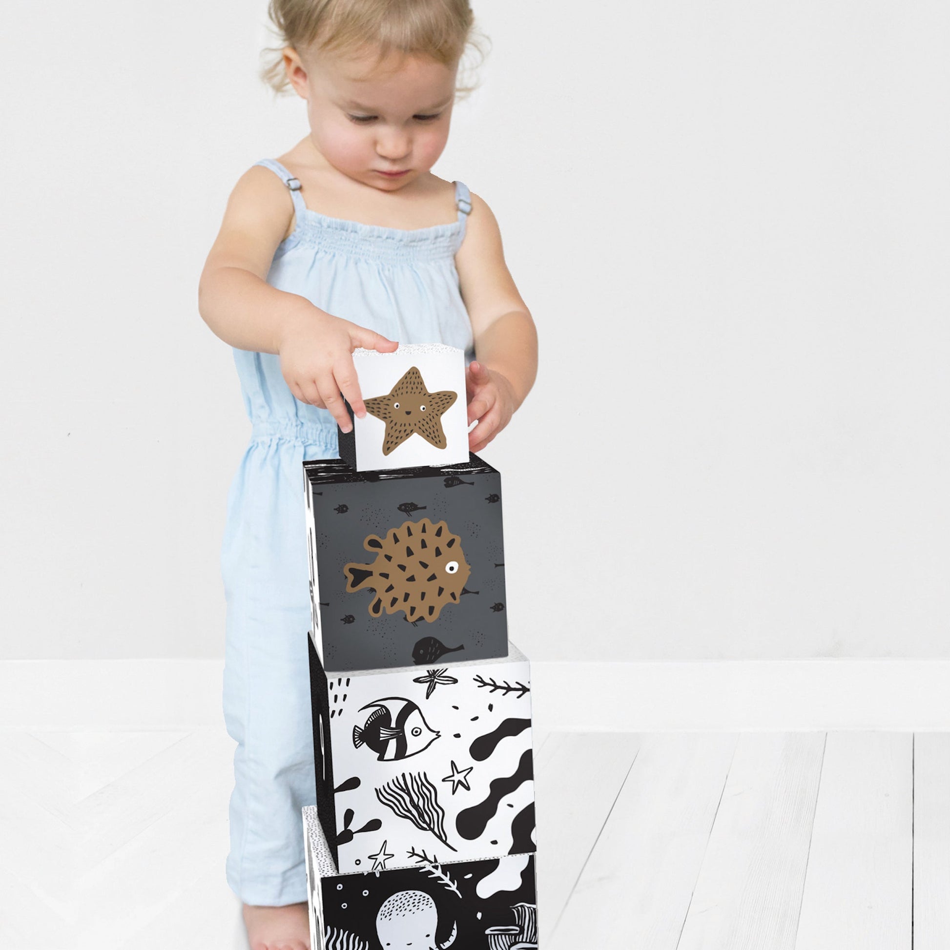 Nesting Blocks - Ocean Animals - The Nurturing Nook