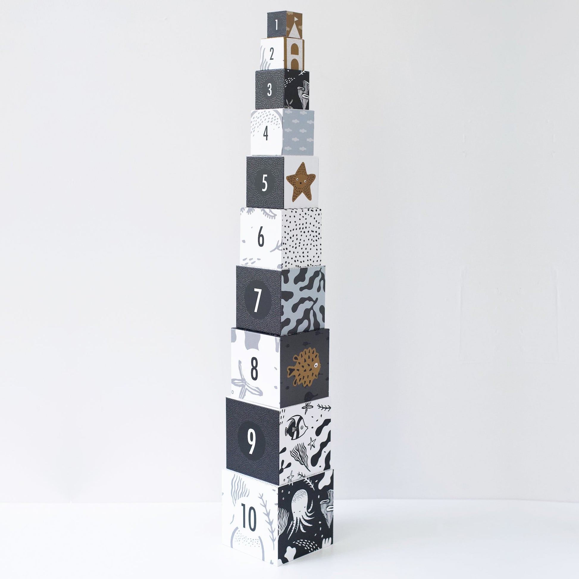 Nesting Blocks - Ocean Animals - The Nurturing Nook