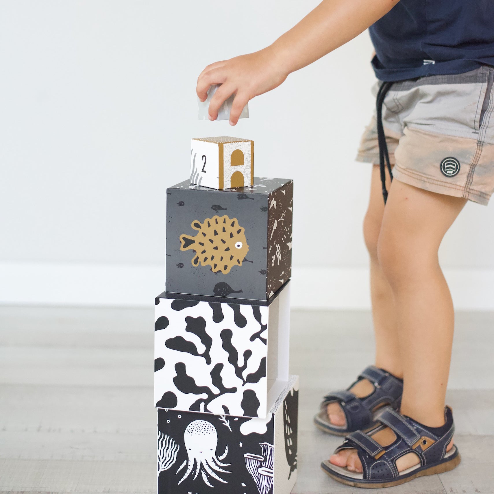 Nesting Blocks - Ocean Animals - The Nurturing Nook