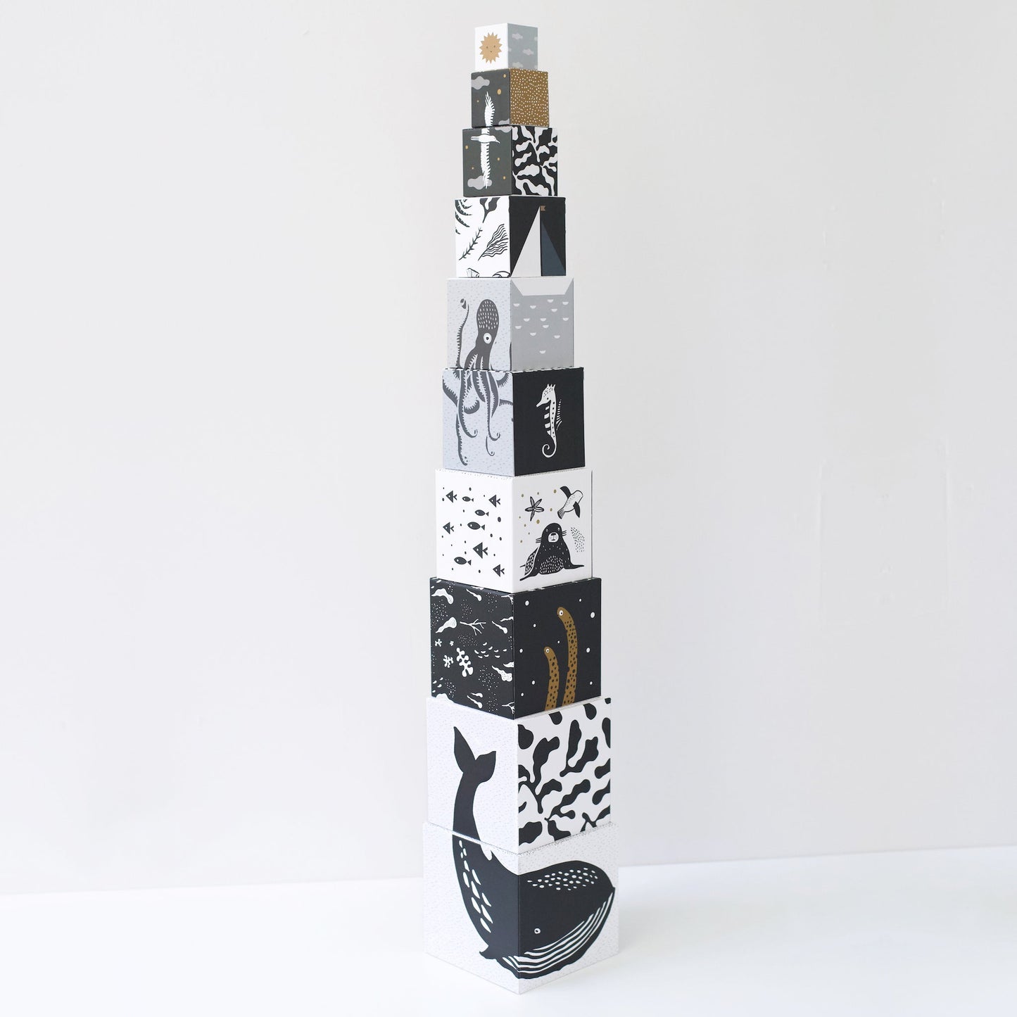 Nesting Blocks - Ocean Animals - The Nurturing Nook