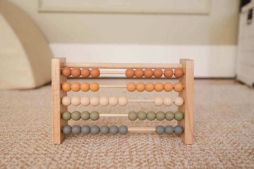 Neutral Wooden Abacus - The Nurturing Nook