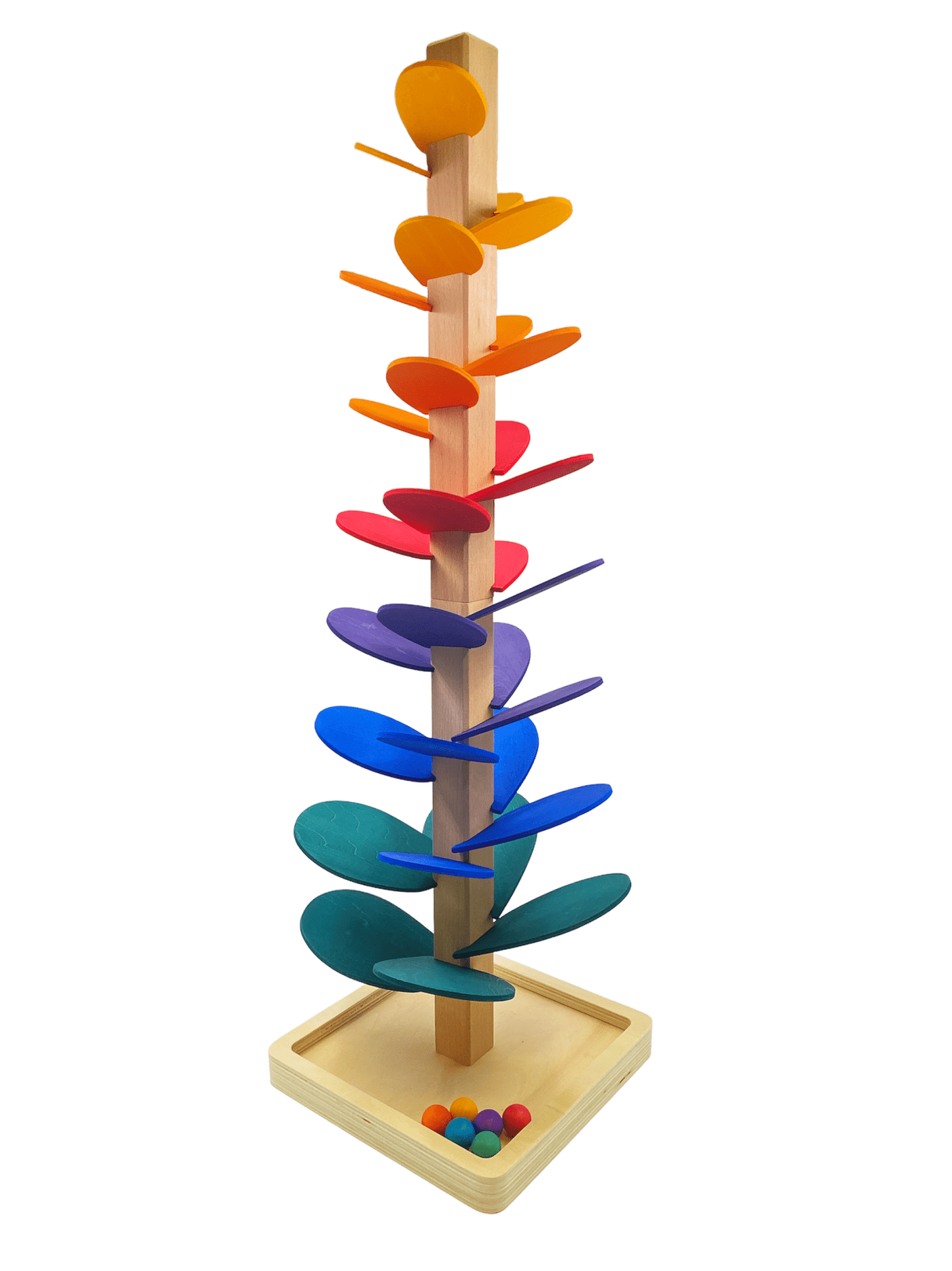 NEW Large Marble Tree in Primary Rainbow Colors - The Nurturing Nook