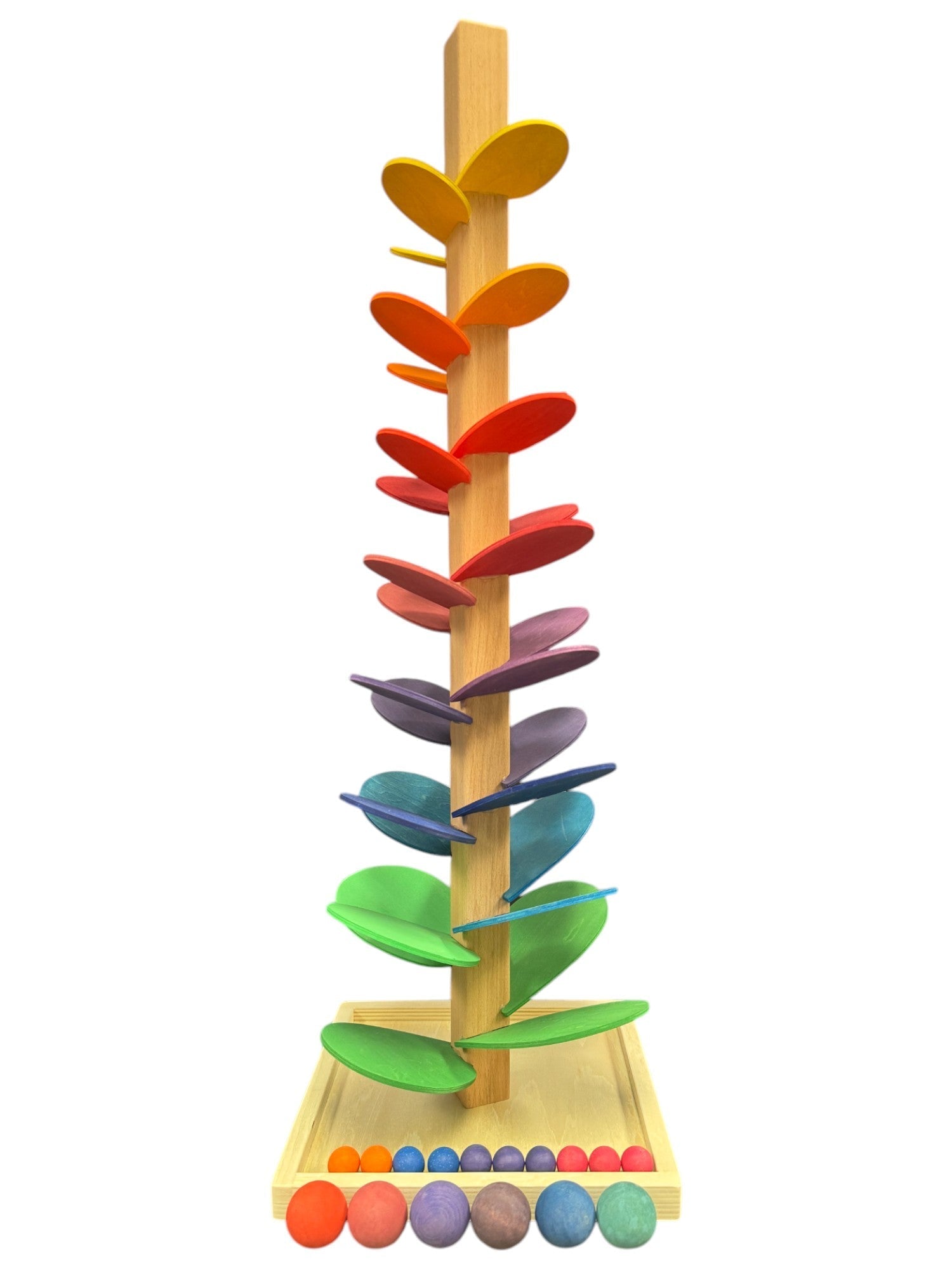 NEW Large Marble Tree in Primary Rainbow Colors - The Nurturing Nook
