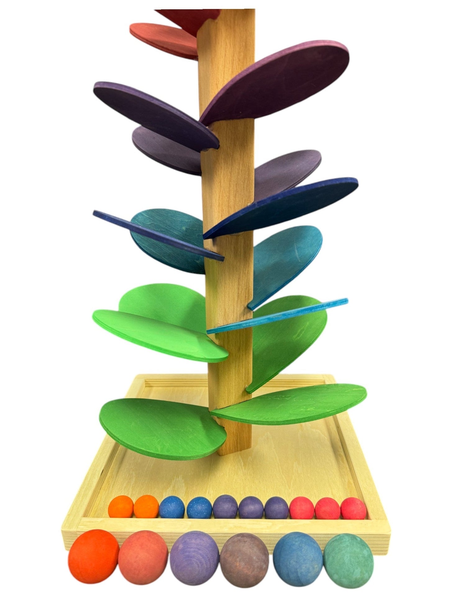 NEW Large Marble Tree in Primary Rainbow Colors - The Nurturing Nook