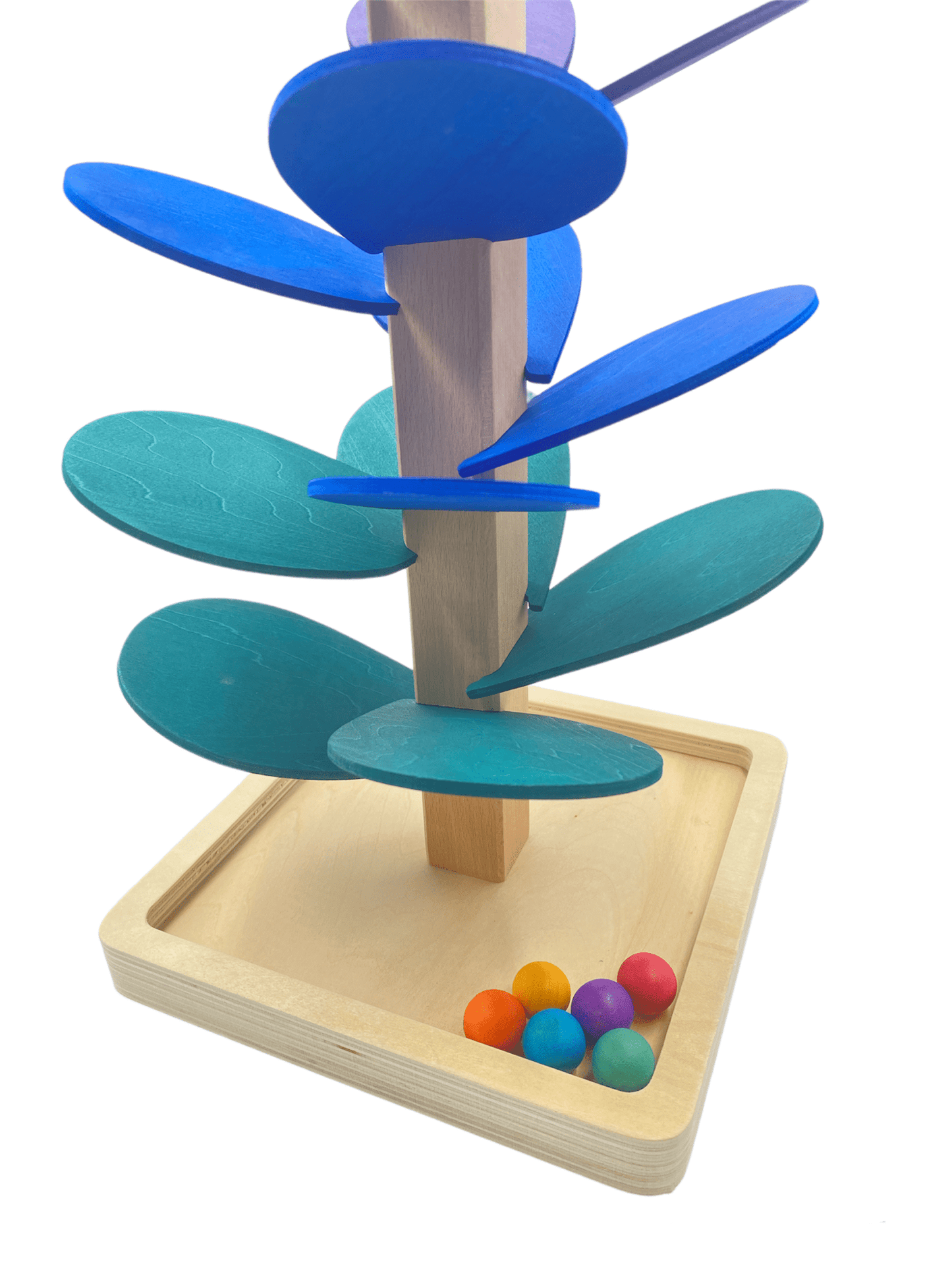 NEW Large Marble Tree in Primary Rainbow Colors - The Nurturing Nook