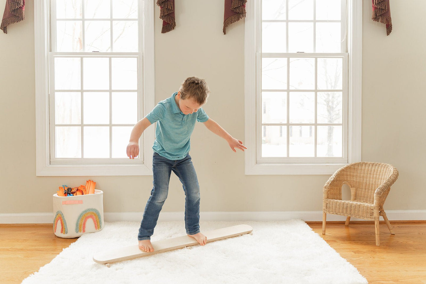 Montessori Wobble Beam - The Nurturing Nook