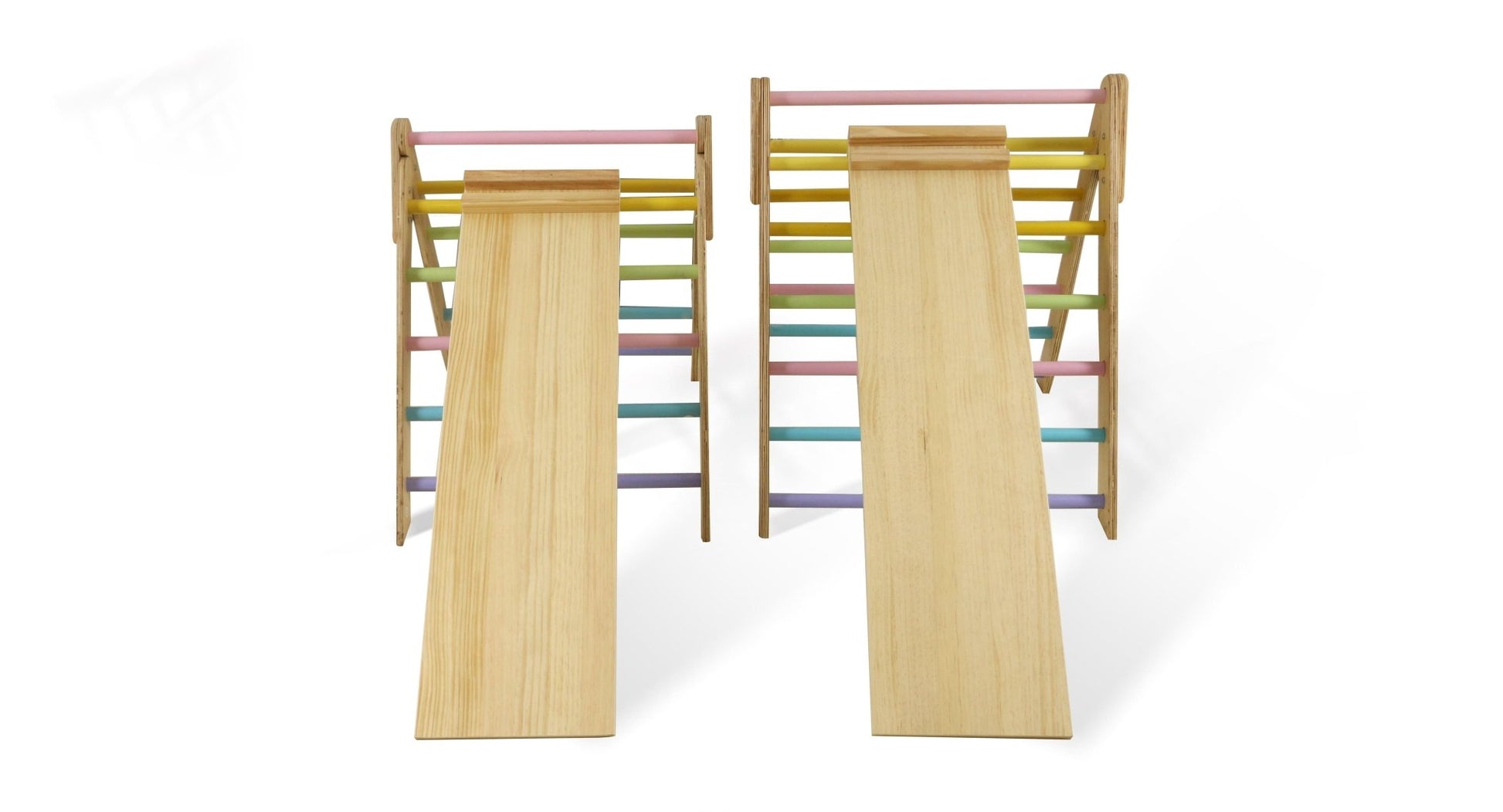Olive - Pikler Triangle Ladder and Climber Slide - Multiple Sizes - The Nurturing Nook