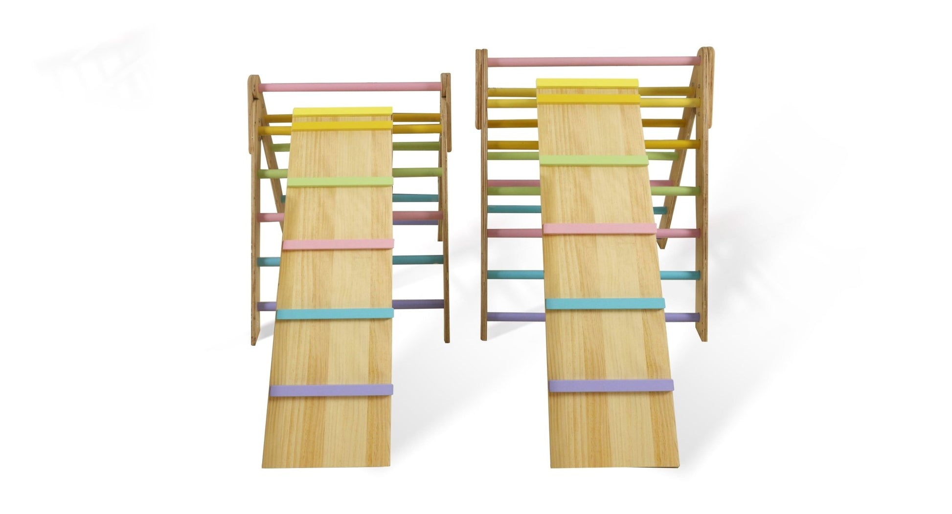 Olive - Pikler Triangle Ladder and Climber Slide - Multiple Sizes - The Nurturing Nook