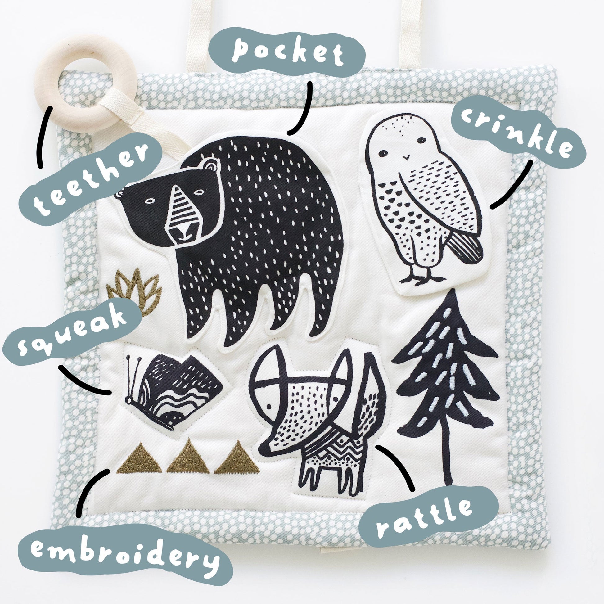 Organic Activity Pad - Woodland - The Nurturing Nook