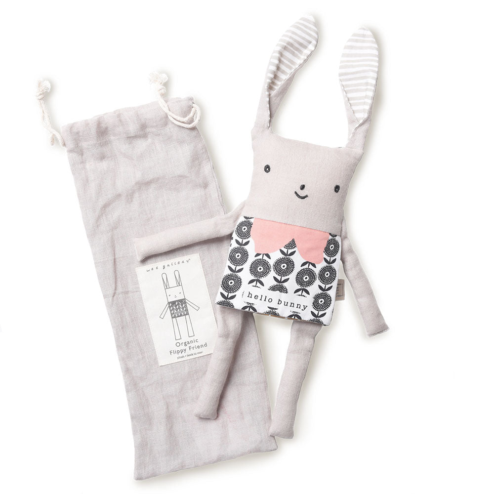 Organic Bunny Flippy Friend - The Nurturing Nook