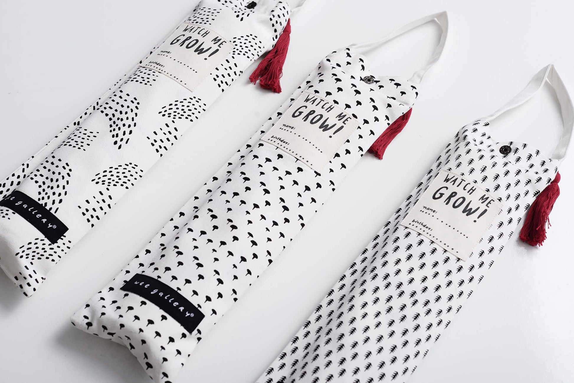 Organic cotton growth chart – woodland animals - The Nurturing Nook