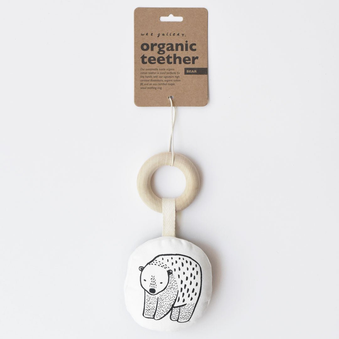 Organic Teether - Bear - The Nurturing Nook