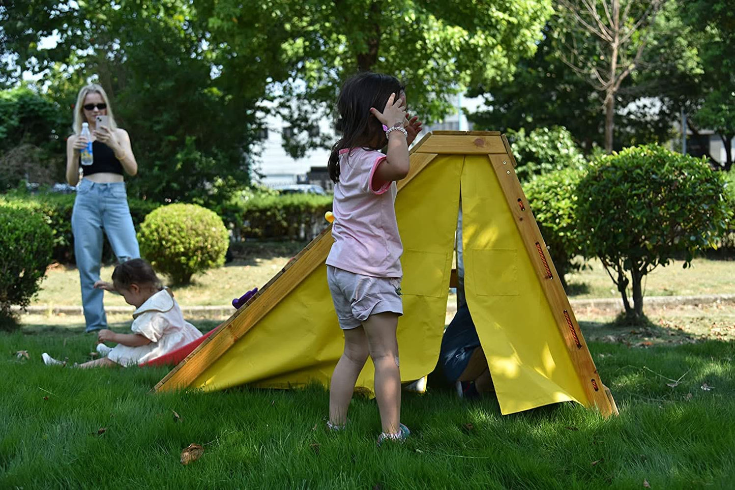 Palm - 5 - in - 1 Outdoor and Indoor Playground Playset - The Nurturing Nook