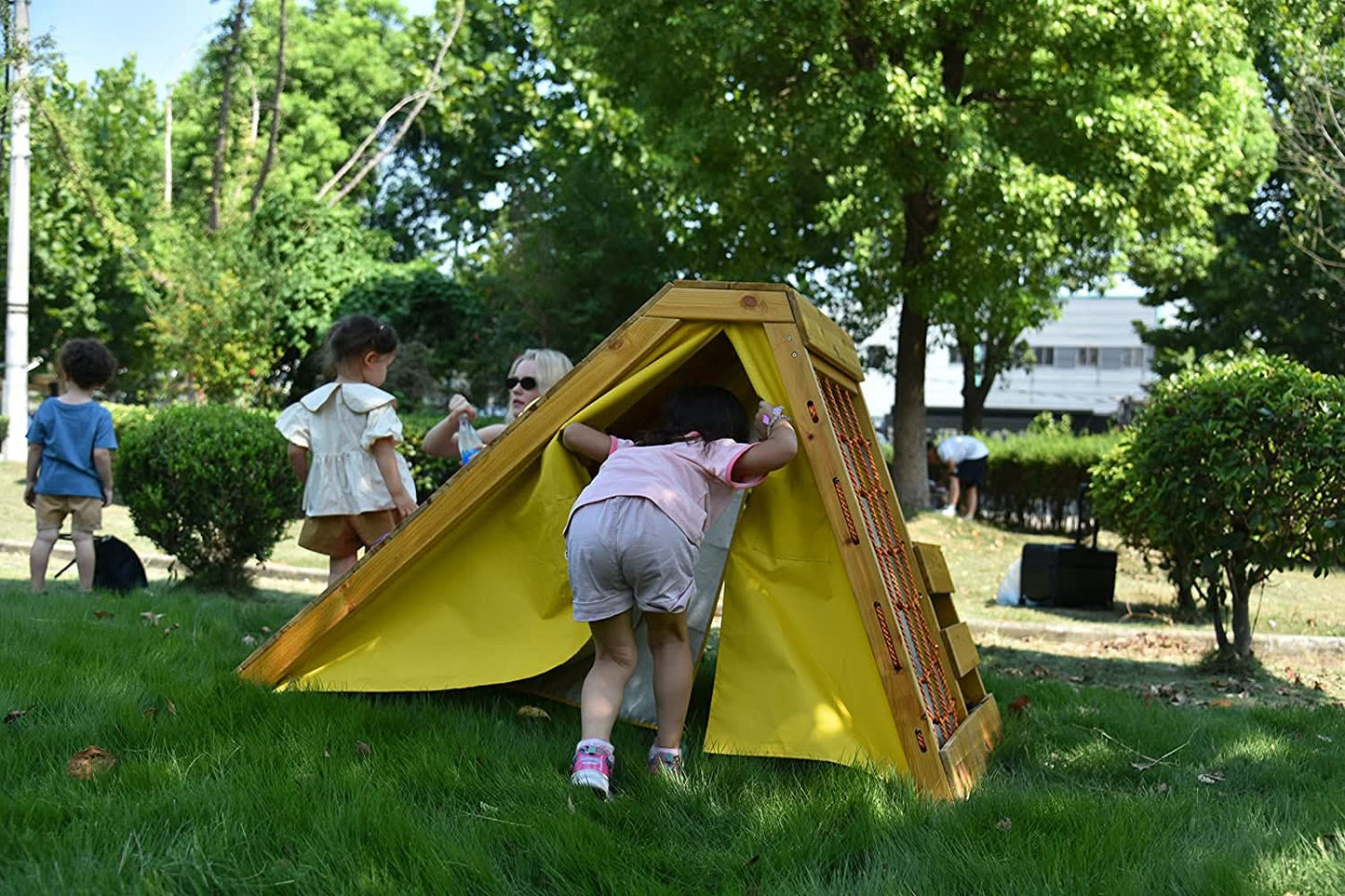 Palm - 5 - in - 1 Outdoor and Indoor Playground Playset - The Nurturing Nook