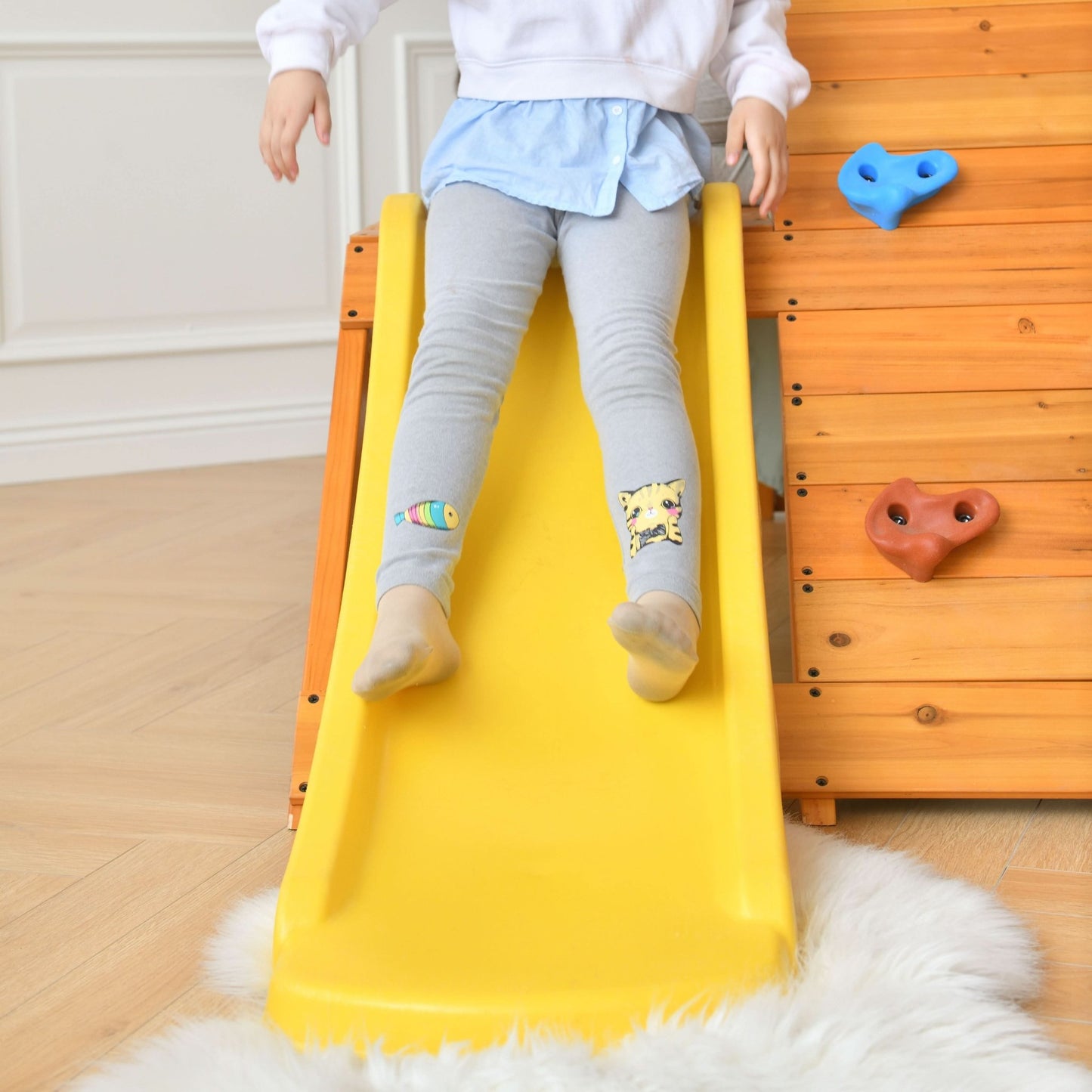 Palm - 5 - in - 1 Outdoor and Indoor Playground Playset - The Nurturing Nook