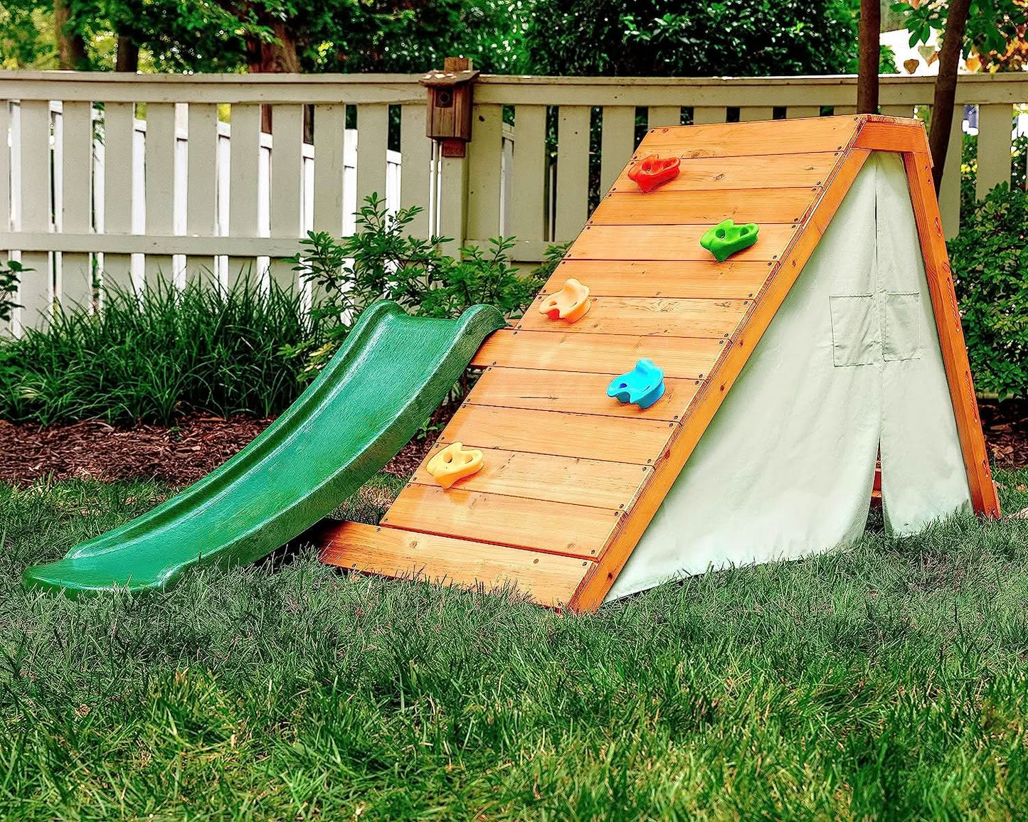 Palm - 5 - in - 1 Outdoor and Indoor Playground Playset - The Nurturing Nook