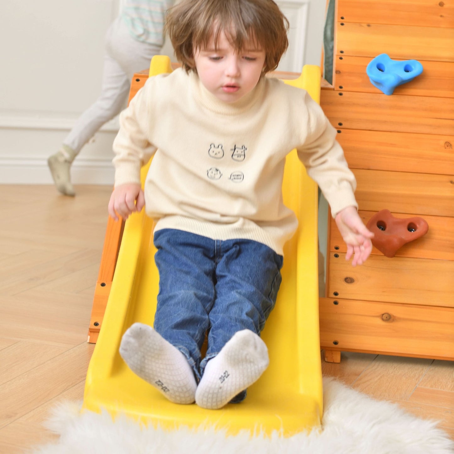 Palm - 5 - in - 1 Outdoor and Indoor Playground Playset - The Nurturing Nook