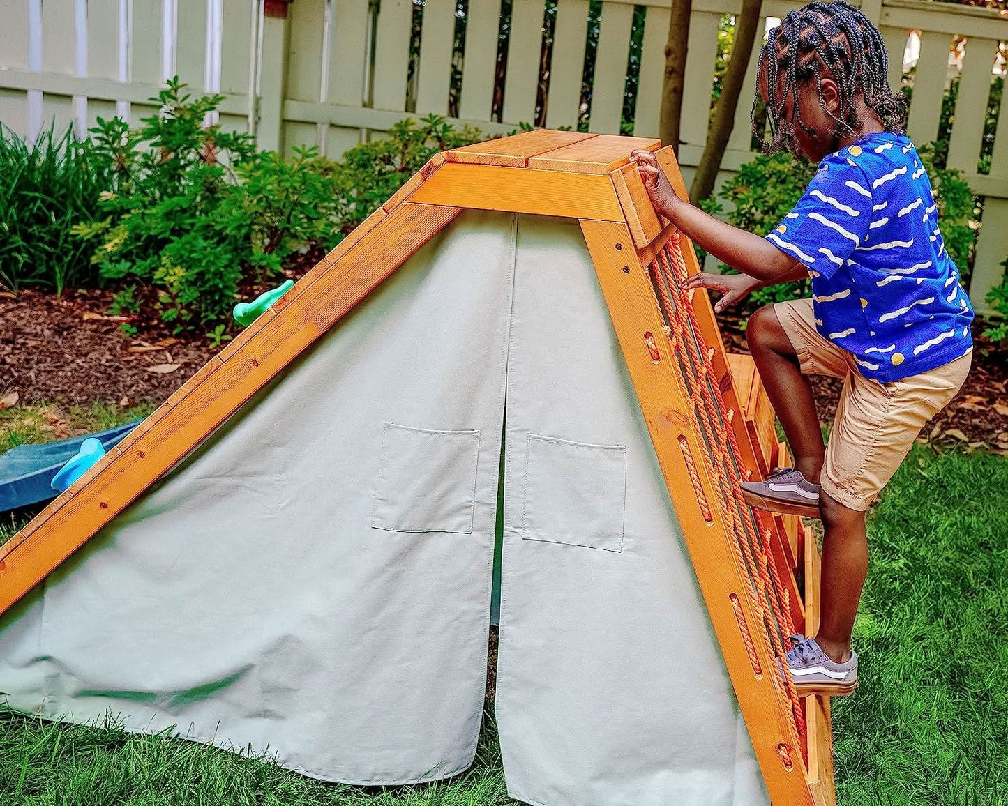 Palm - 5 - in - 1 Outdoor and Indoor Playground Playset - The Nurturing Nook