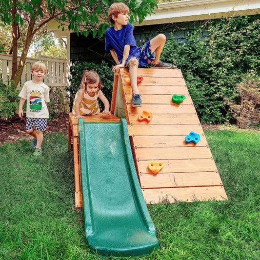 Palm - 5 - in - 1 Outdoor and Indoor Playground Playset - The Nurturing Nook