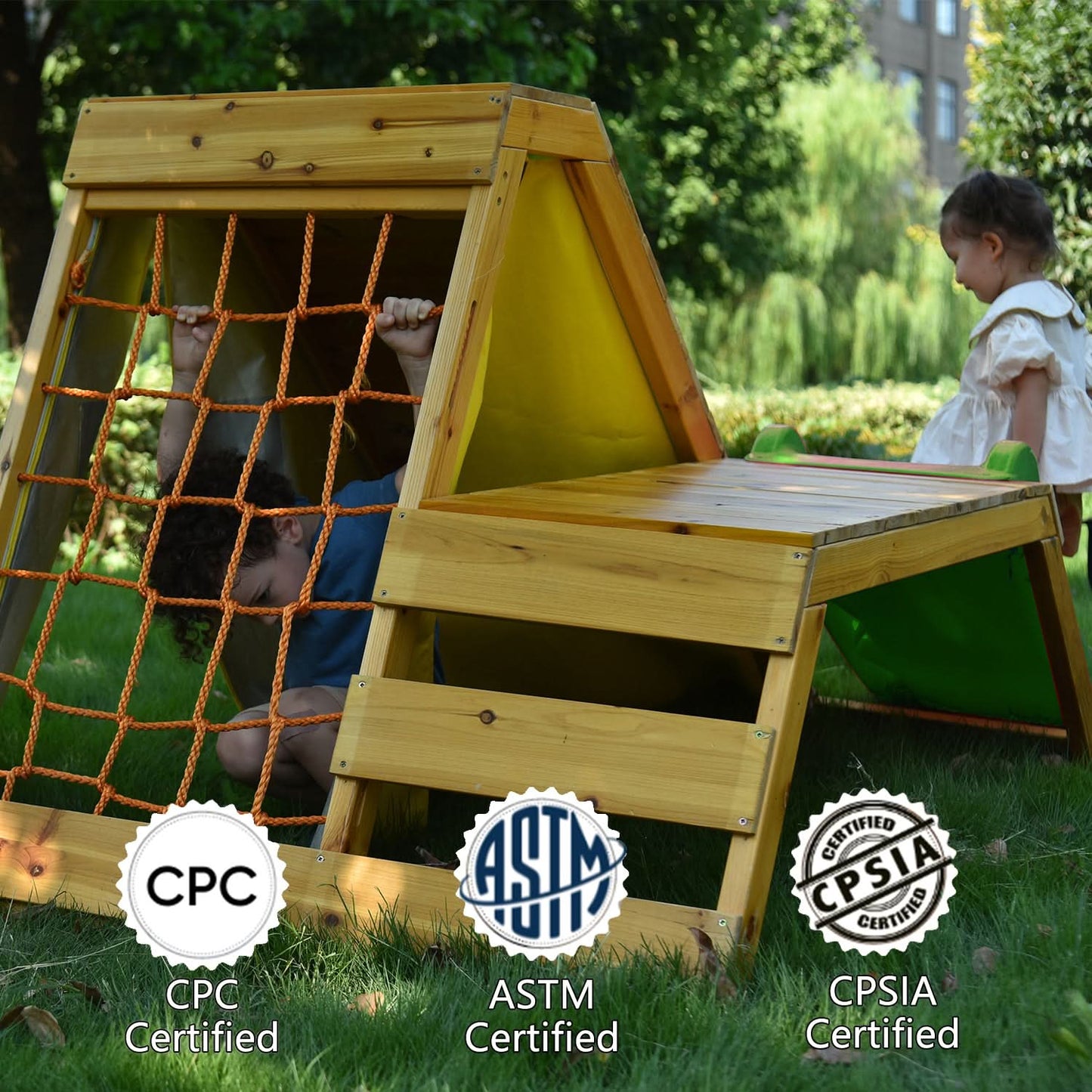Palm - 5 - in - 1 Outdoor and Indoor Playground Playset - The Nurturing Nook