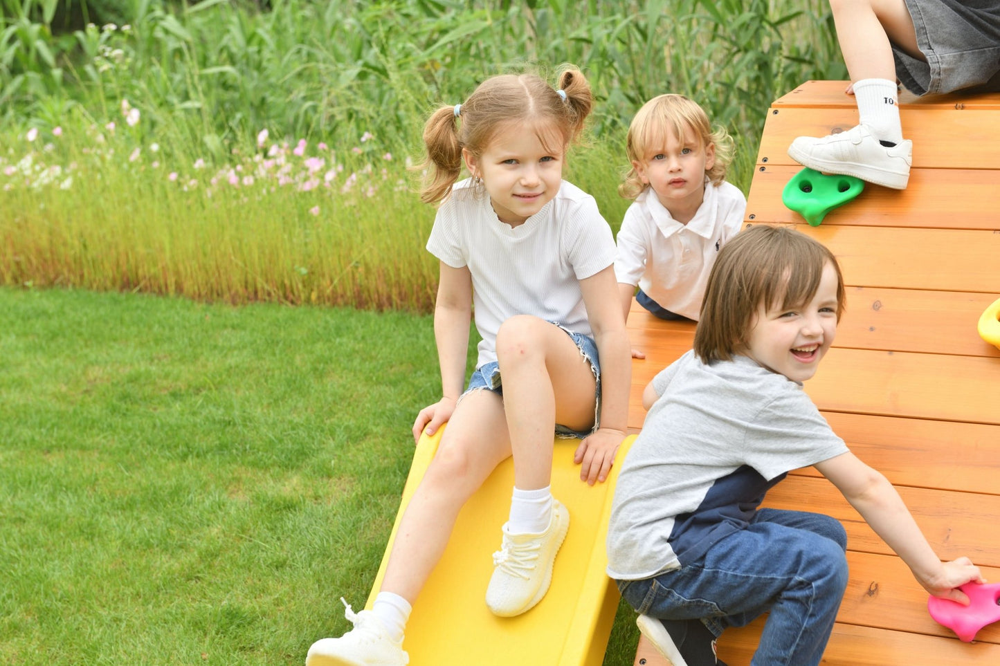Palm - 5 - in - 1 Outdoor and Indoor Playground Playset - The Nurturing Nook