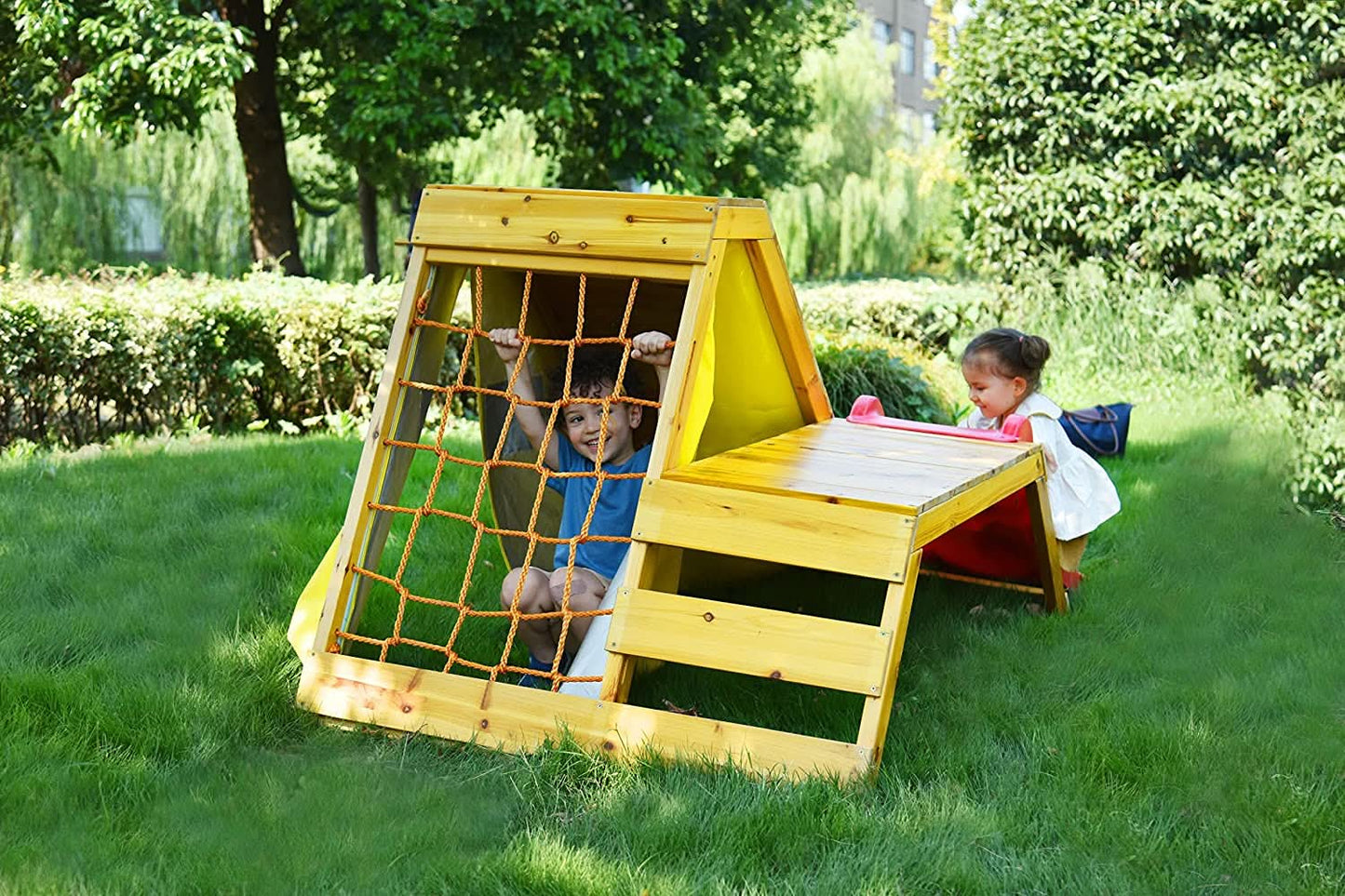 Palm - 5 - in - 1 Outdoor and Indoor Playground Playset - The Nurturing Nook
