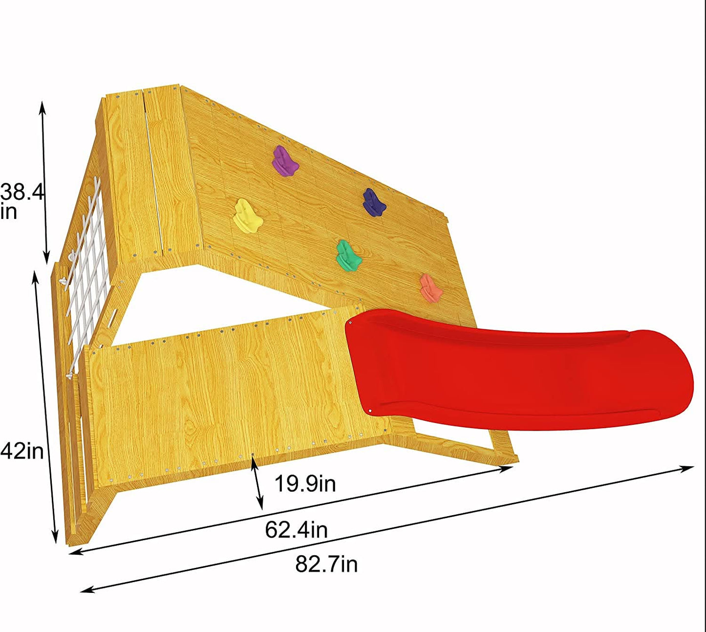 Palm - 5 - in - 1 Outdoor and Indoor Playground Playset - The Nurturing Nook