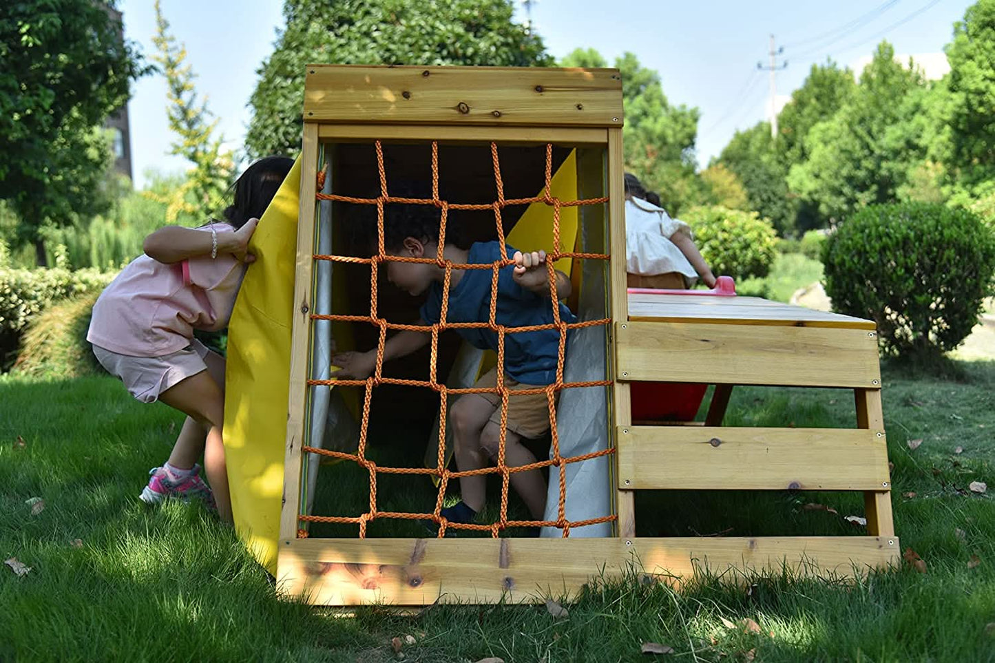 Palm - 5 - in - 1 Outdoor and Indoor Playground Playset - The Nurturing Nook