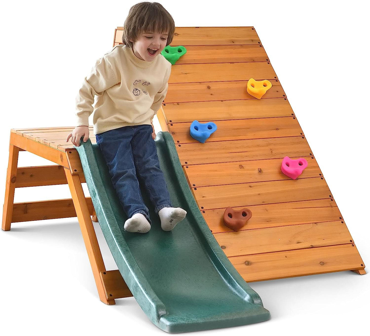 Palm - 5 - in - 1 Outdoor and Indoor Playground Playset - The Nurturing Nook