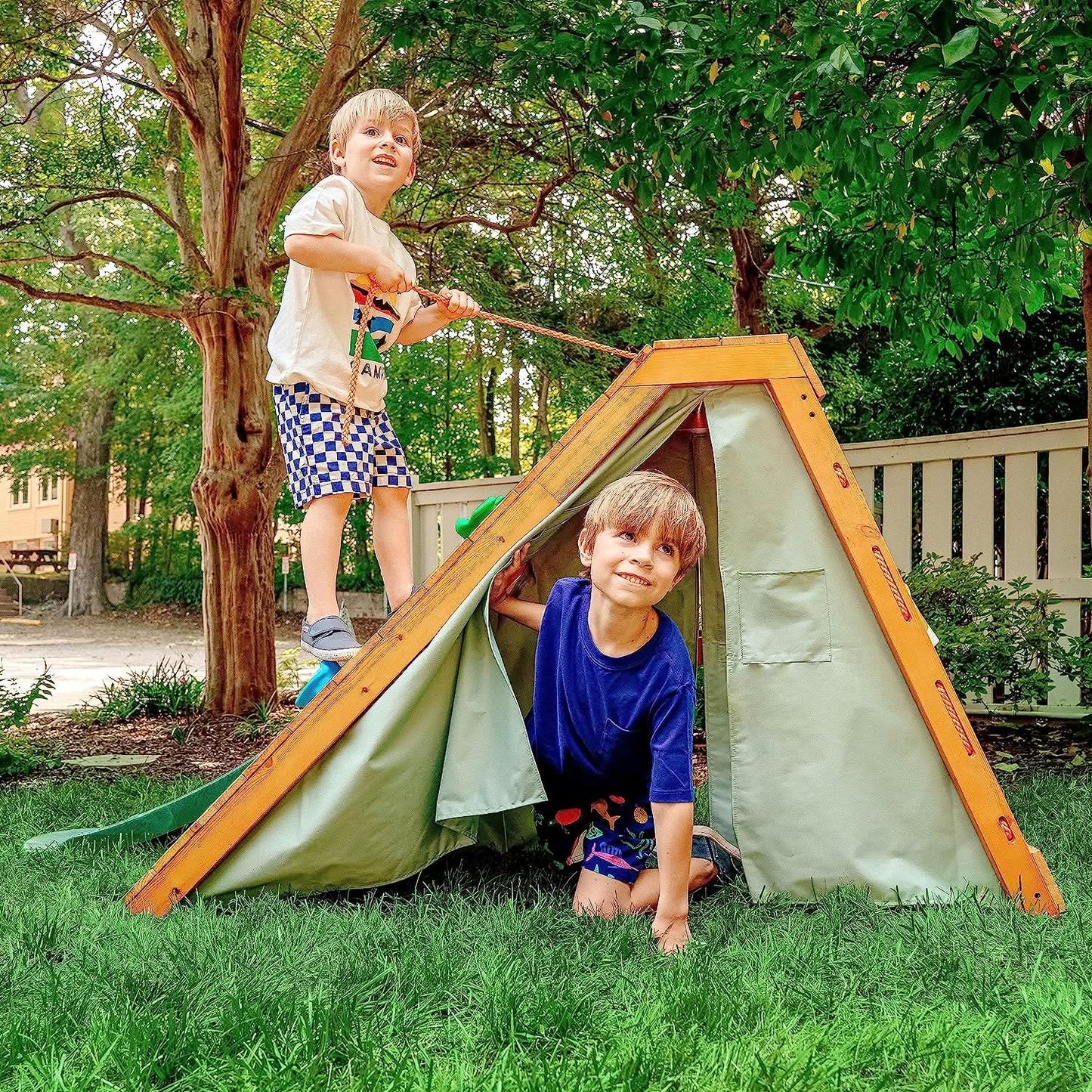 Palm - 5 - in - 1 Outdoor and Indoor Playground Playset - The Nurturing Nook