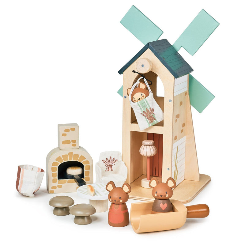 Tender Leaf Penny windmill wooden dollhouse furniture