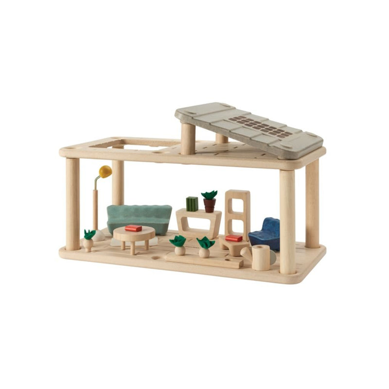 PlanSpace Gathering Flat With Sunroom miniature furniture set