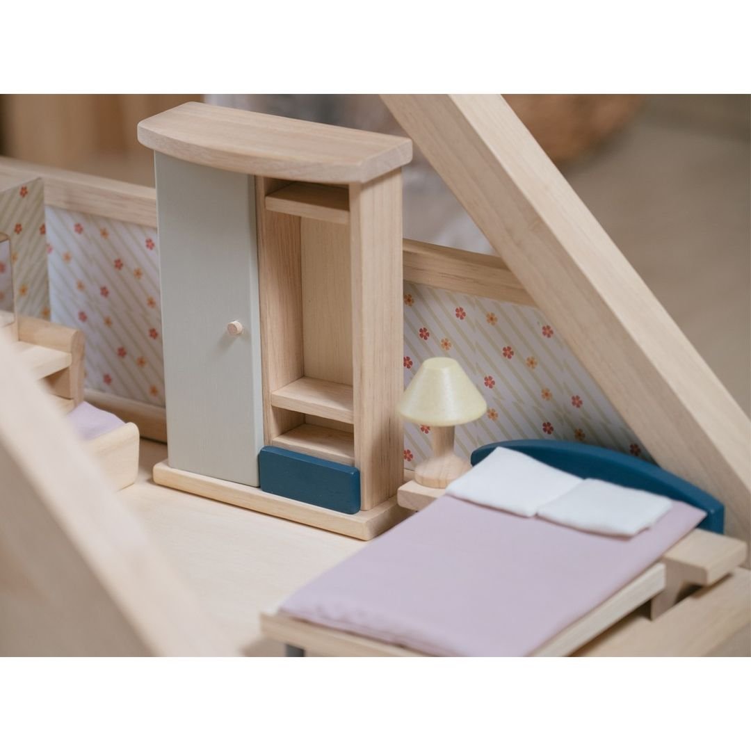 PlanToys bedroom miniature furniture set - The Nurturing Nook