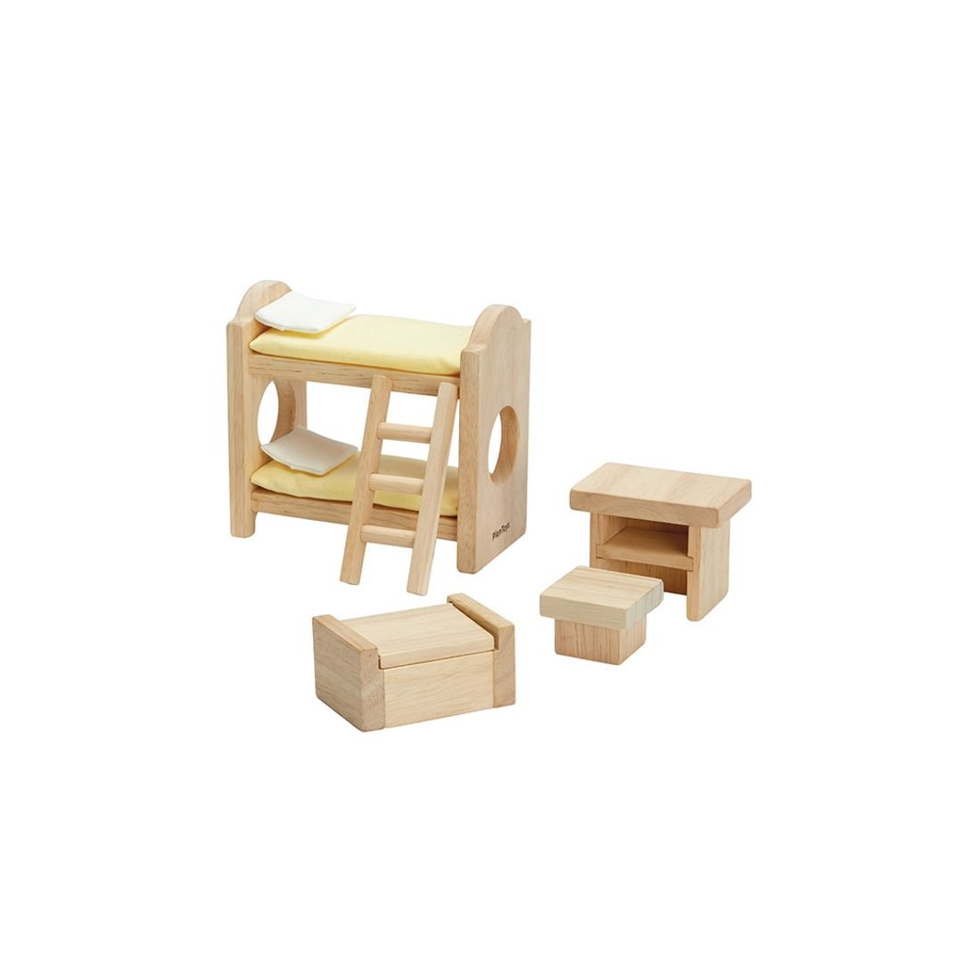 PlanToys children's room(classic) miniature furniture set - The Nurturing Nook