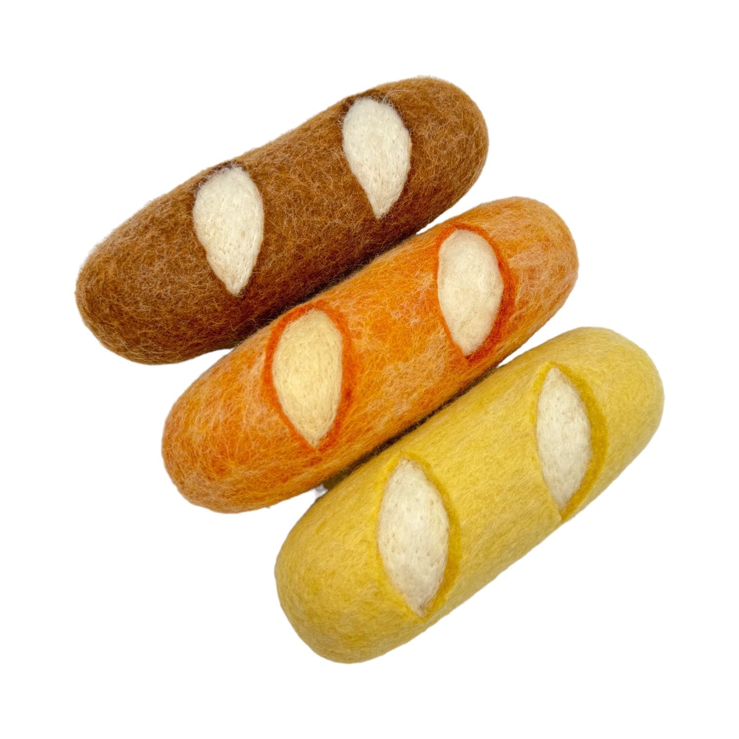 **Pre - order (Ships in 2 - 3 Weeks)**Handmade in Nepal 100% Wool Felt Foods Play Set for Pretend Cooking and Farmer's Market Play - The Nurturing Nook