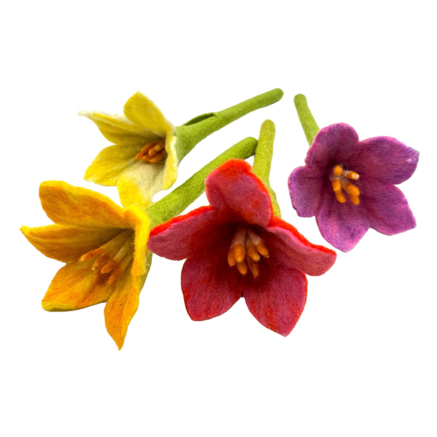 **Pre - order (Ships in 2 - 3 Weeks)**Handmade in Nepal 100% Wool Felt Foods Play Set for Pretend Cooking and Farmer's Market Play - The Nurturing Nook